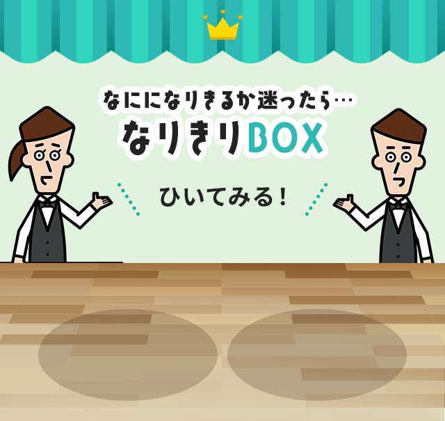 なにになりきるか迷ったら・・・なりきりBOX ひいてみる！